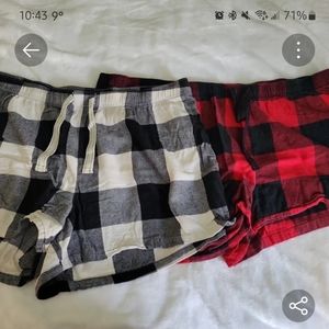 Flannel PJ Shorts